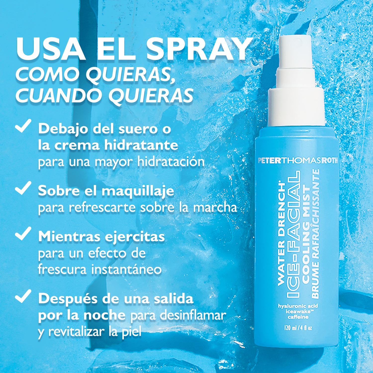 WATER DRENCH&reg; ICE-FACIAL COOLING MIST (BRUMA FACIAL)